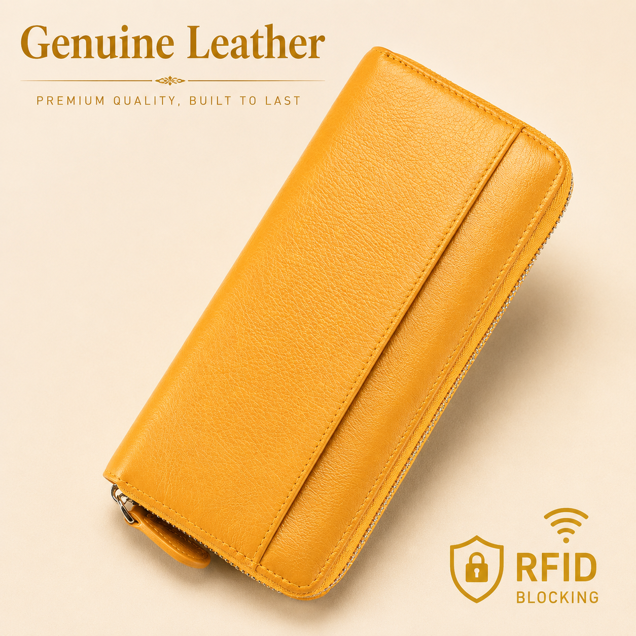 VERONA™ Genuine Leather RFID Wallet