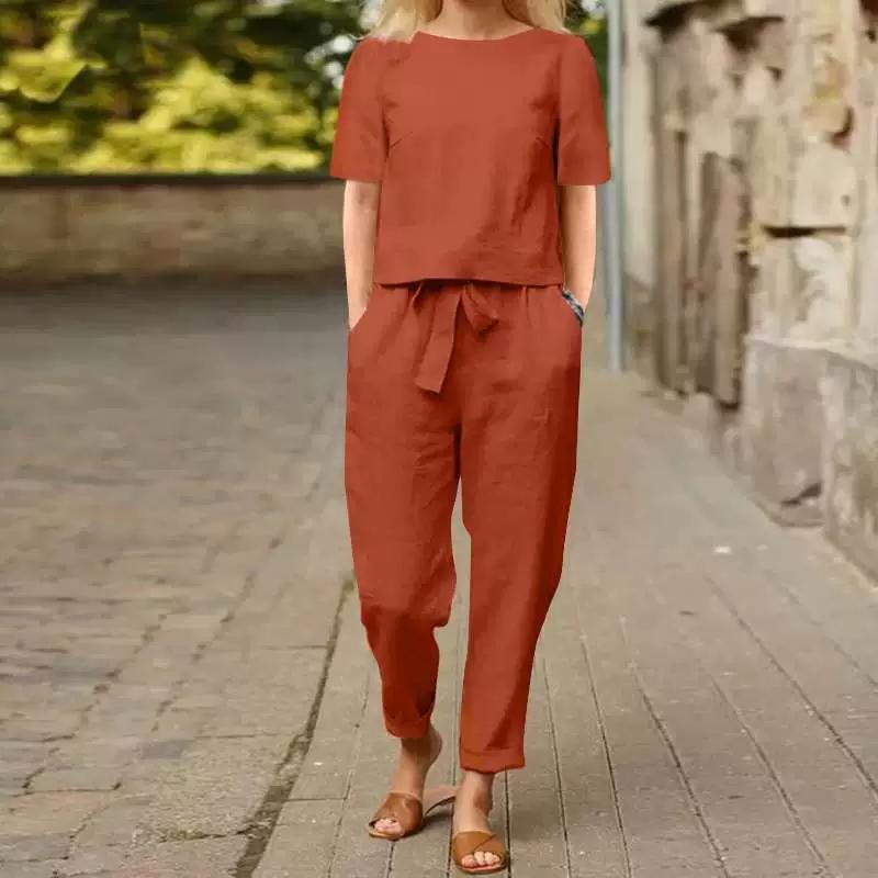 Vela | Cotton–Linen Two-Piece Set