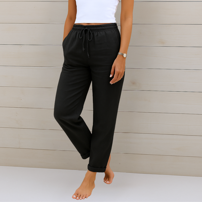 Maren | Premium Linen Stretch Trousers
