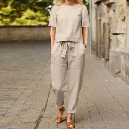 Vela | Cotton–Linen Two-Piece Set