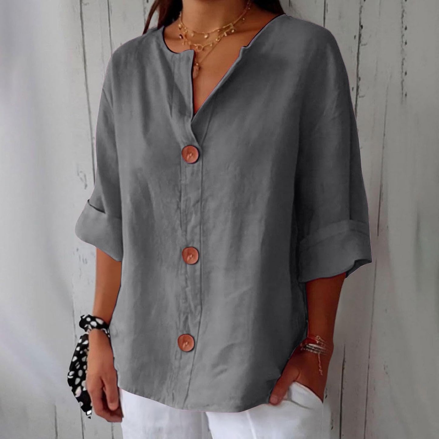 Fiora | Breezy Classic Everyday Blouse