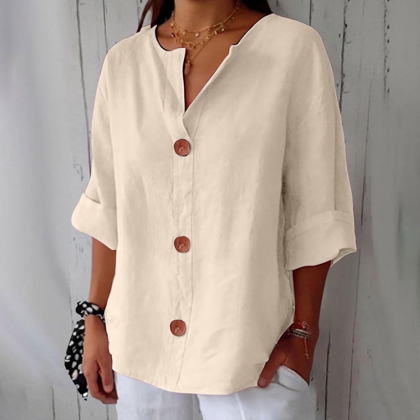 Fiora | Breezy Classic Everyday Blouse