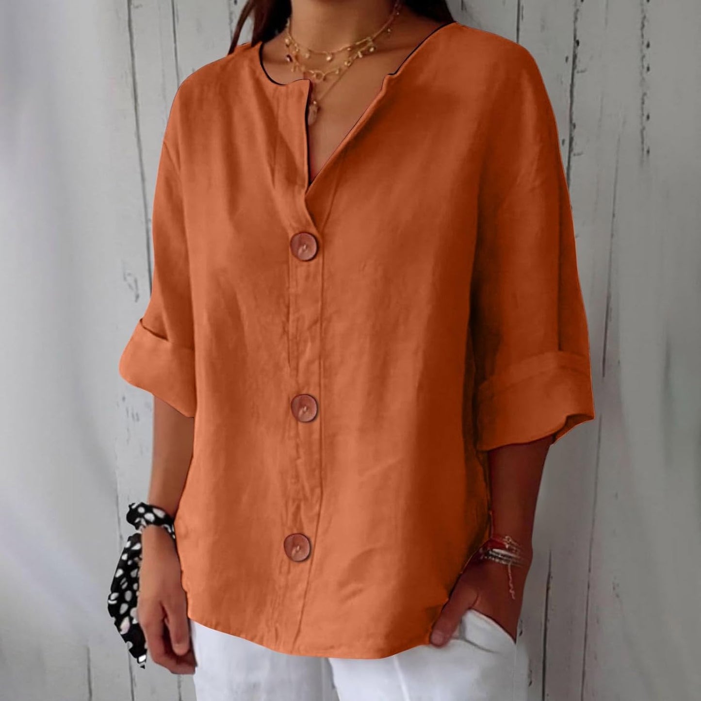 Fiora | Breezy Classic Everyday Blouse