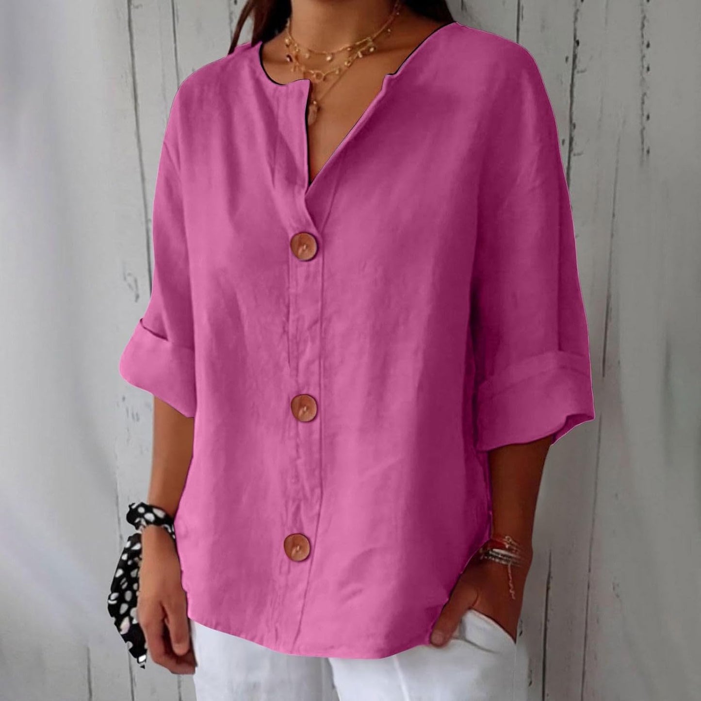 Fiora | Breezy Classic Everyday Blouse