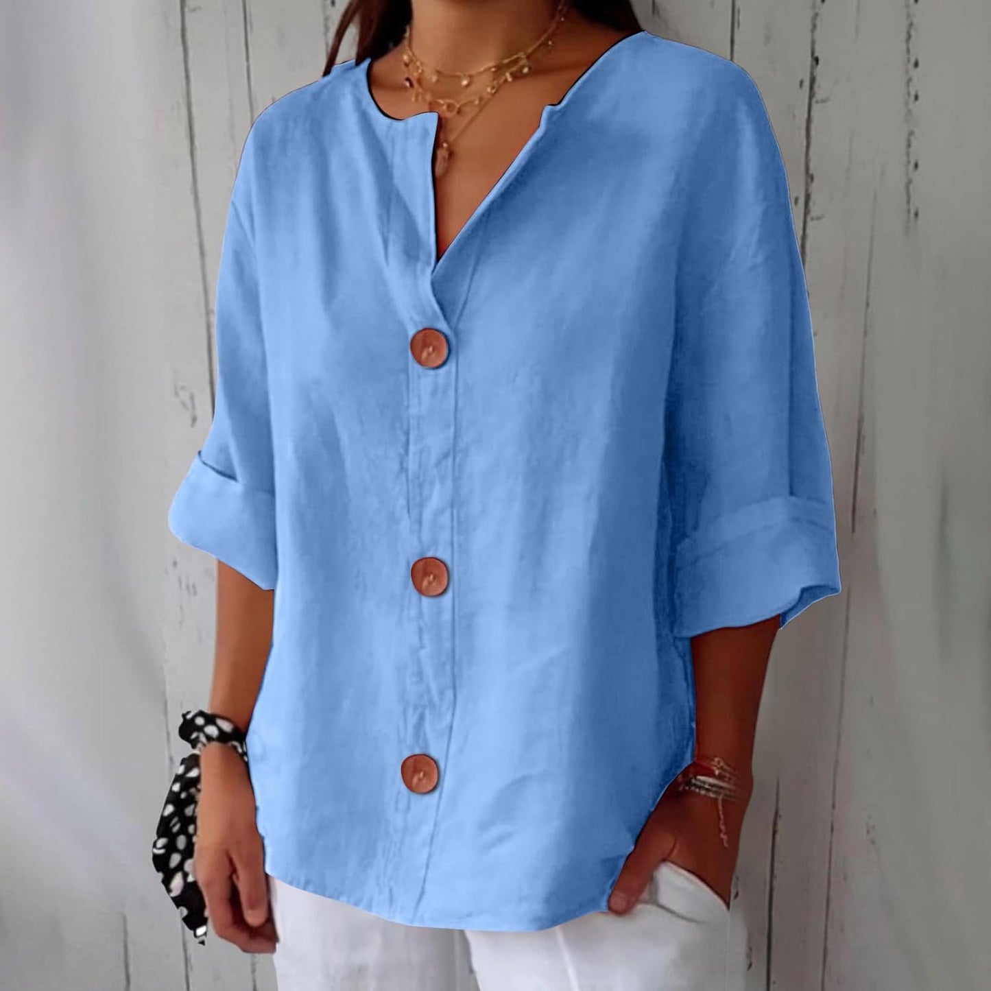 Fiora | Breezy Classic Everyday Blouse