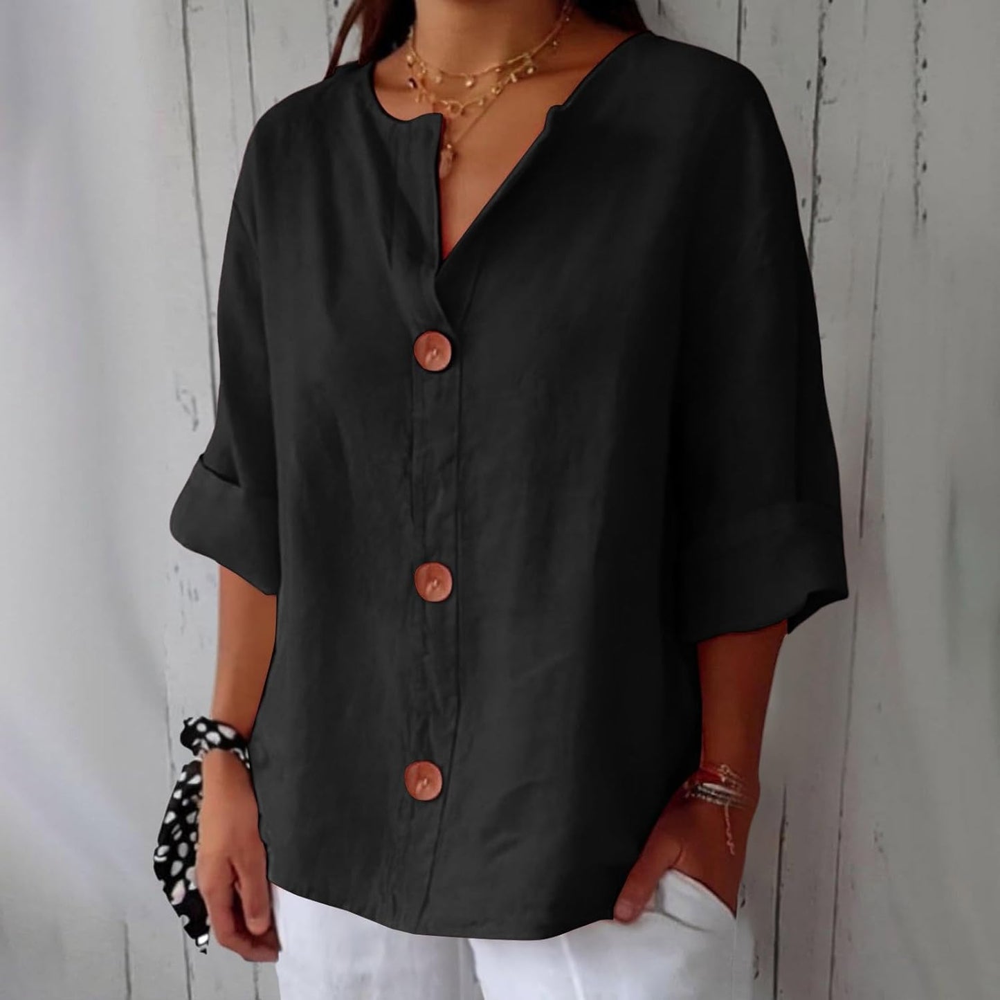 Fiora | Breezy Classic Everyday Blouse