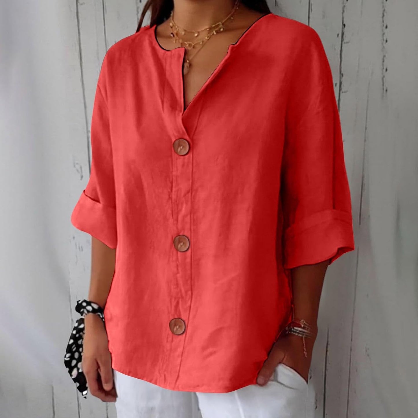Fiora | Breezy Classic Everyday Blouse