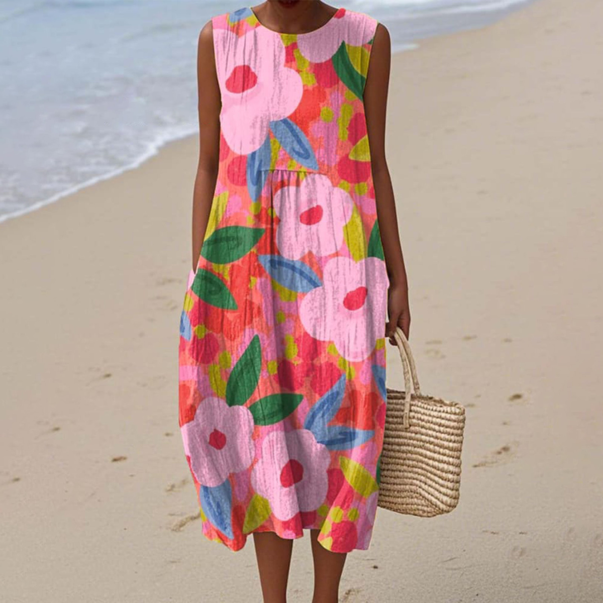 Mira | Vibrant Floral Summer Dress