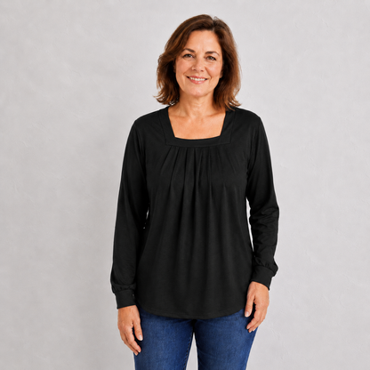 ARIANA | The Ultra-Soft Rayon-Blend Top That Smooths Your Tummy, Drapes Beautifully & Flatters Without Clinging