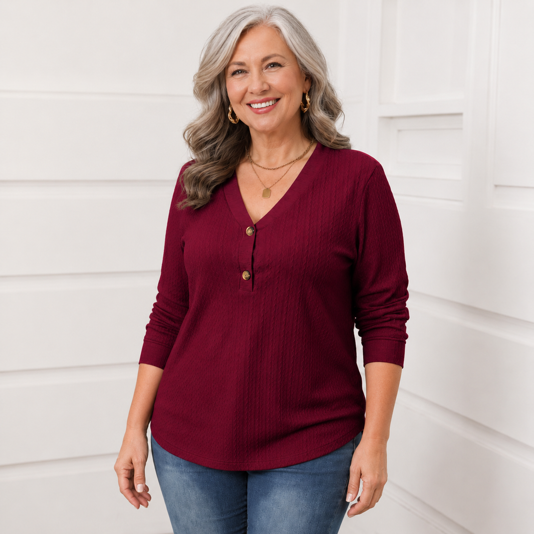 CAROL | The Easy, Elegant Top With a Comfortable Drape & Relaxed Fit