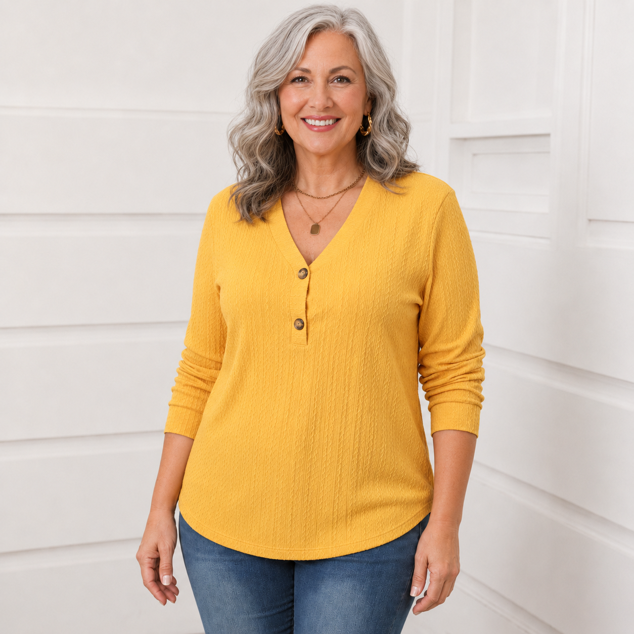 CAROL | The Easy, Elegant Top With a Comfortable Drape & Relaxed Fit