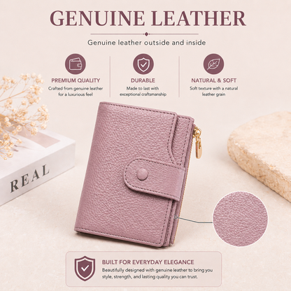 Grace™ RFID Genuine Leather Organiser Wallet