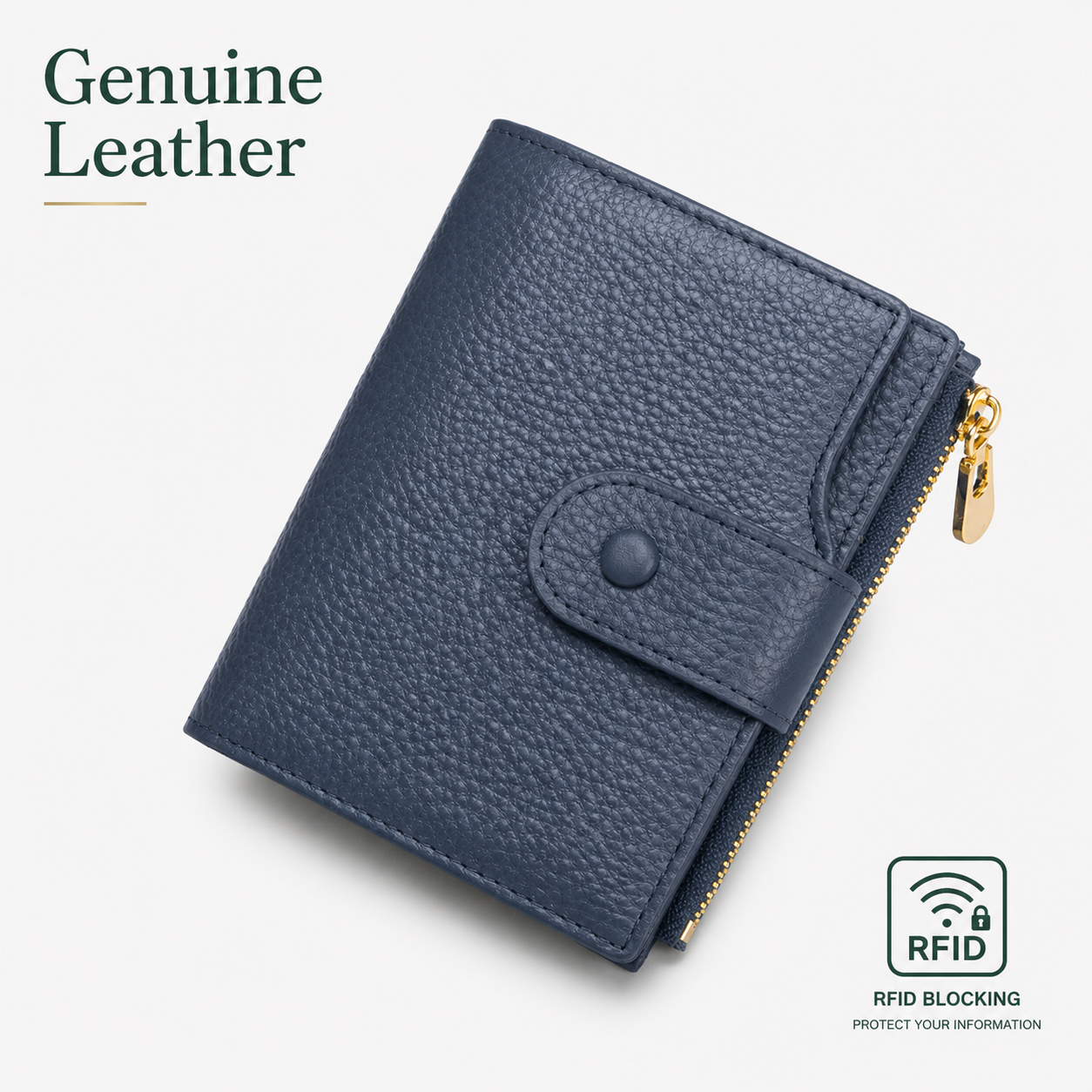 Grace™ RFID Genuine Leather Organiser Wallet