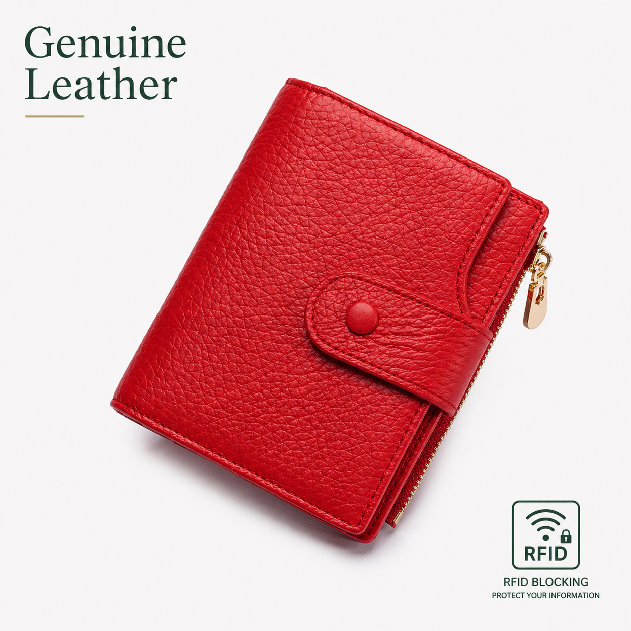 Grace™ RFID Genuine Leather Organiser Wallet
