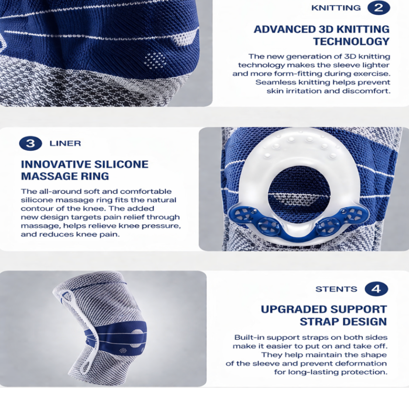 Move with Ease Again | Gentle Knee Support for Comfort, Stability & Confidence