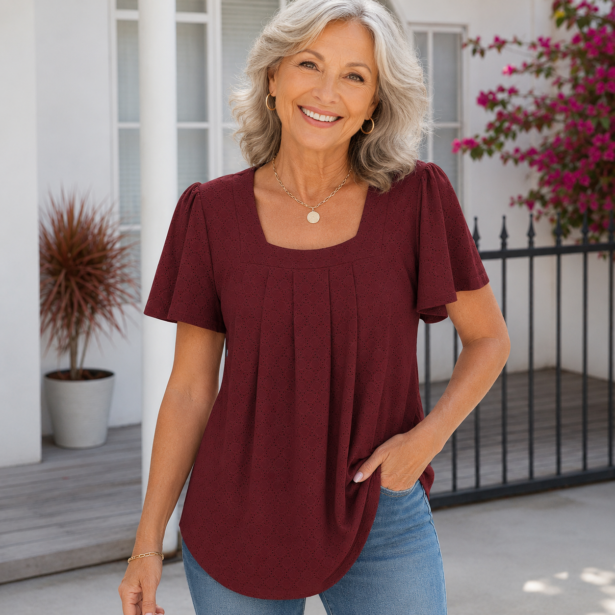 MATILDA | The Ultra-Soft Rayon Blend Top That Drapes Beautifully Over Your Tummy So You Feel Comfortable & Confident