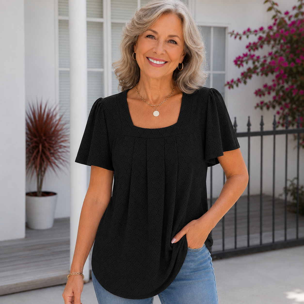 MATILDA | The Ultra-Soft Rayon Blend Top That Drapes Beautifully Over Your Tummy So You Feel Comfortable & Confident