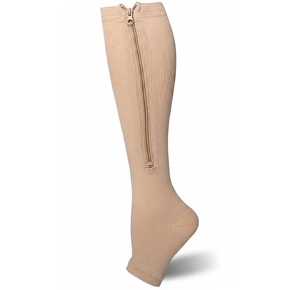 Easy-On Zipper Compression Socks | No Struggle, All-Day Comfort & Support