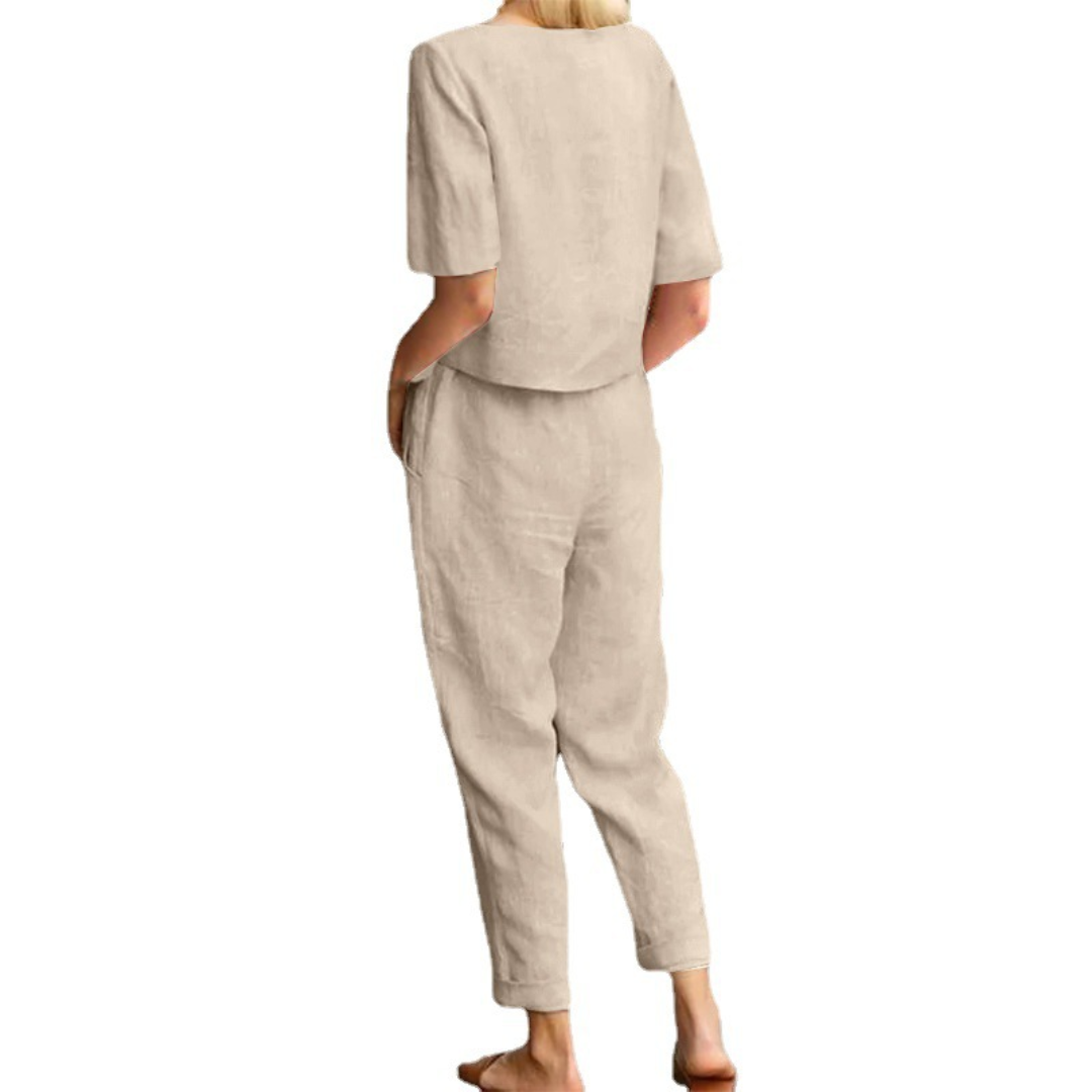 Vela | Cotton–Linen Two-Piece Set