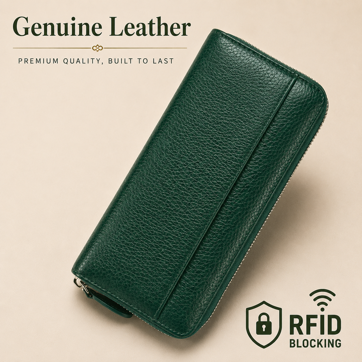 VERONA™ Genuine Leather RFID Wallet