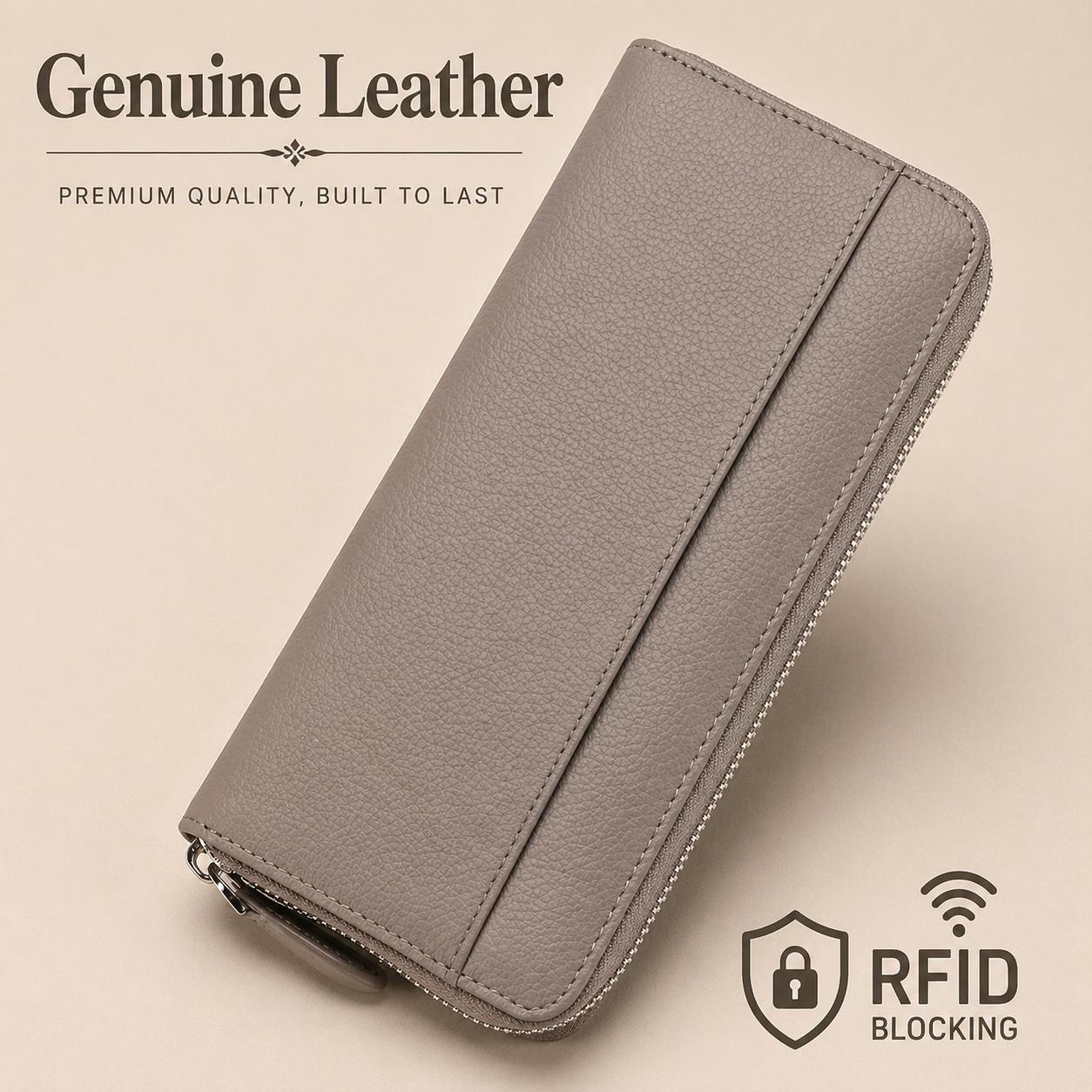 VERONA™ Genuine Leather RFID Wallet