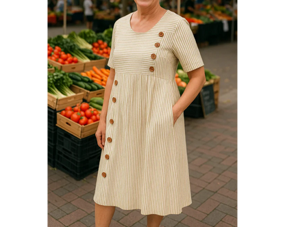 Nila | Striped Dress